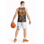 Personalized Giants Football Mascot Basketball Jersey Aboriginal Dot Art Style Vibrant Indigenous Pattern Design