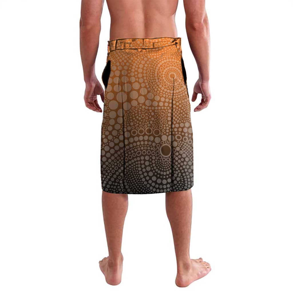 Personalized Giants Football Mascot Lavalava Aboriginal Dot Art Style Vibrant Indigenous Pattern Design