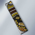 Personalized Hawks Football Mascot Auto Sun Shade Aboriginal Dot Art Style Vibrant Indigenous Pattern Design