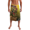 Personalized Richmond Tigers  Football Mascot Lavalava Aboriginal Dot Art Style Vibrant Indigenous Pattern Design