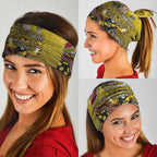 Personalized Richmond Tigers  Football Mascot Neck Gaiter Aboriginal Dot Art Style Vibrant Indigenous Pattern Design