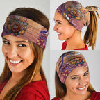 Personalized Brisbane Lions Football Mascot Neck Gaiter Aboriginal Dot Art Style Vibrant Indigenous Pattern Design