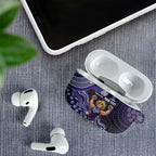 Personalized Freo Football Mascot AirPods Case Aboriginal Dot Art Style Vibrant Indigenous Pattern Design