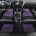 Personalized Freo Football Mascot Car Mats Aboriginal Dot Art Style Vibrant Indigenous Pattern Design