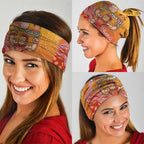 Personalized Suns Football Mascot Neck Gaiter Aboriginal Dot Art Style Vibrant Indigenous Pattern Design