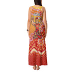 Personalized Suns Football Mascot Tank Maxi Dress Aboriginal Dot Art Style Vibrant Indigenous Pattern Design
