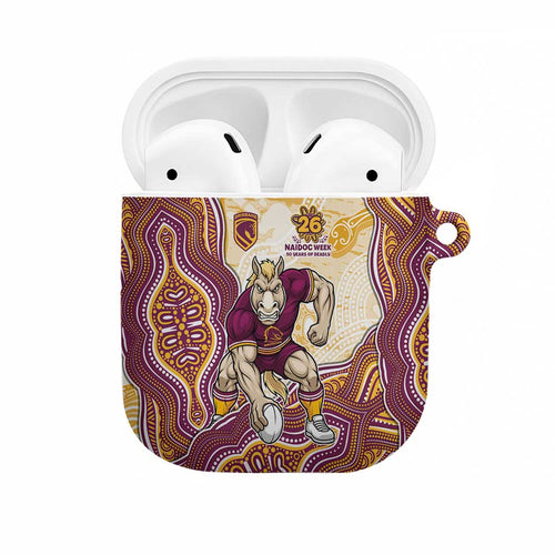 Brisbane Broncos NAIDOC Week 2026 AirPods Case First Nations of Australia Aboriginal Mascot Rugby