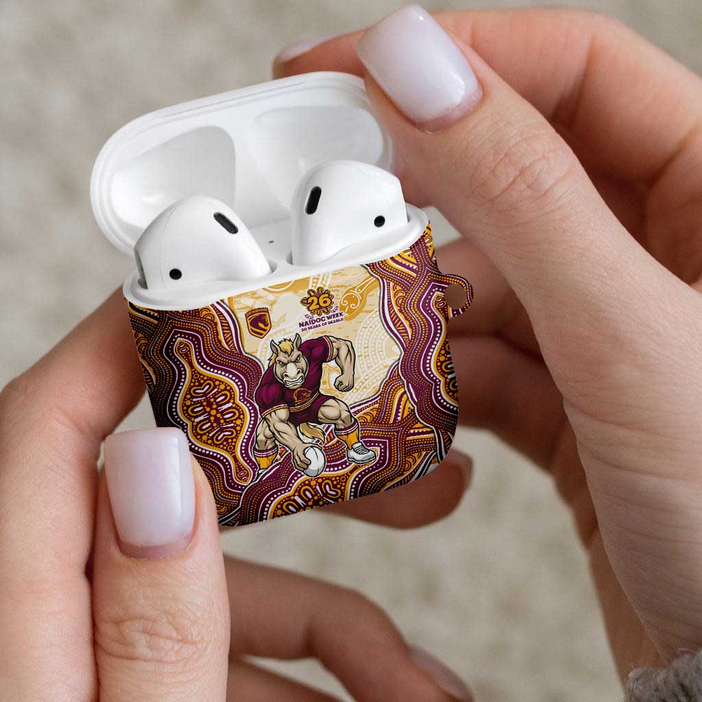 Brisbane Broncos NAIDOC Week 2026 AirPods Case First Nations of Australia Aboriginal Mascot Rugby