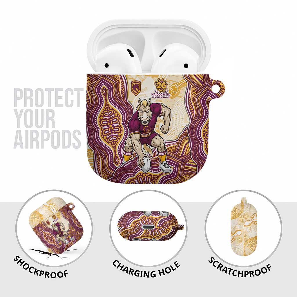 Brisbane Broncos NAIDOC Week 2026 AirPods Case First Nations of Australia Aboriginal Mascot Rugby