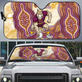 Brisbane Broncos NAIDOC Week 2026 Auto Sun Shade First Nations of Australia Aboriginal Mascot Rugby