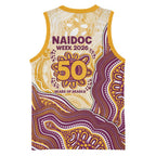 Brisbane Broncos NAIDOC Week 2026 Basketball Jersey First Nations of Australia Aboriginal Mascot Rugby
