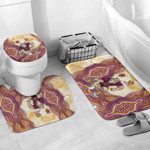 Brisbane Broncos NAIDOC Week 2026 Bathroom Set First Nations of Australia Aboriginal Mascot Rugby