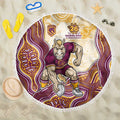 Brisbane Broncos NAIDOC Week 2026 Beach Blanket First Nations of Australia Aboriginal Mascot Rugby