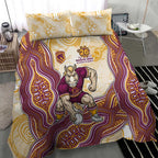 Brisbane Broncos NAIDOC Week 2026 Bedding Set First Nations of Australia Aboriginal Mascot Rugby