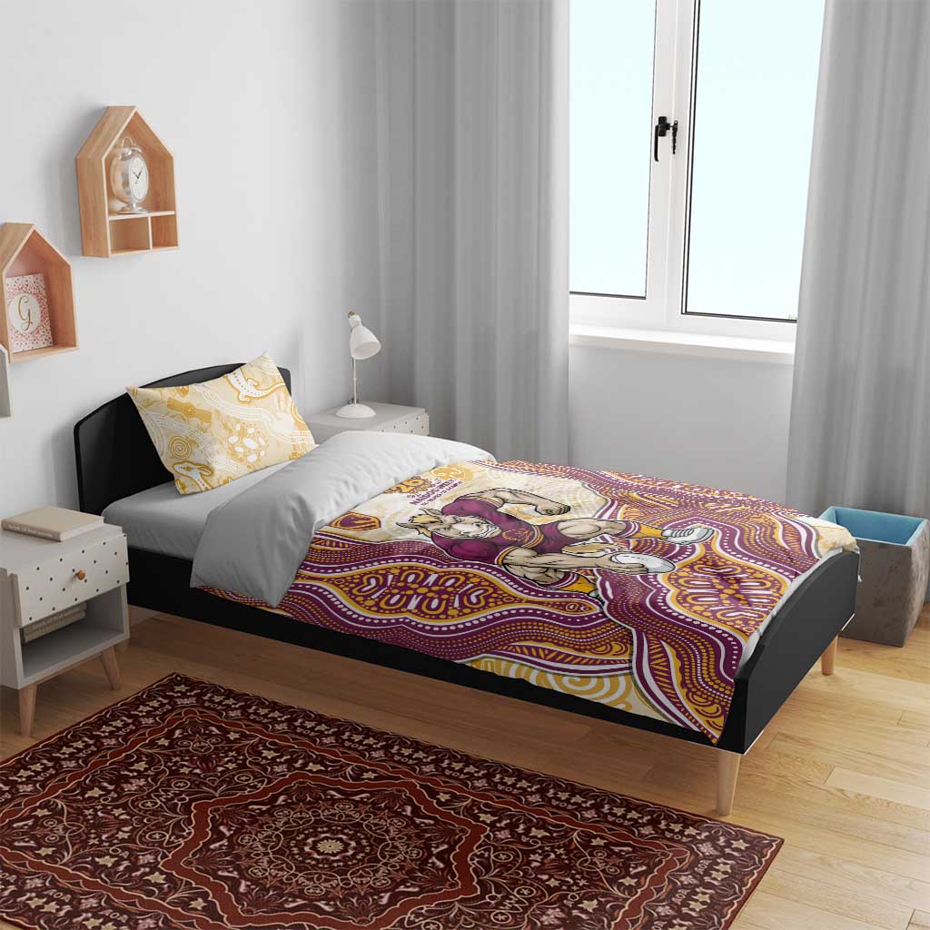 Brisbane Broncos NAIDOC Week 2026 Bedding Set First Nations of Australia Aboriginal Mascot Rugby