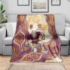 Brisbane Broncos NAIDOC Week 2026 Blanket First Nations of Australia Aboriginal Mascot Rugby