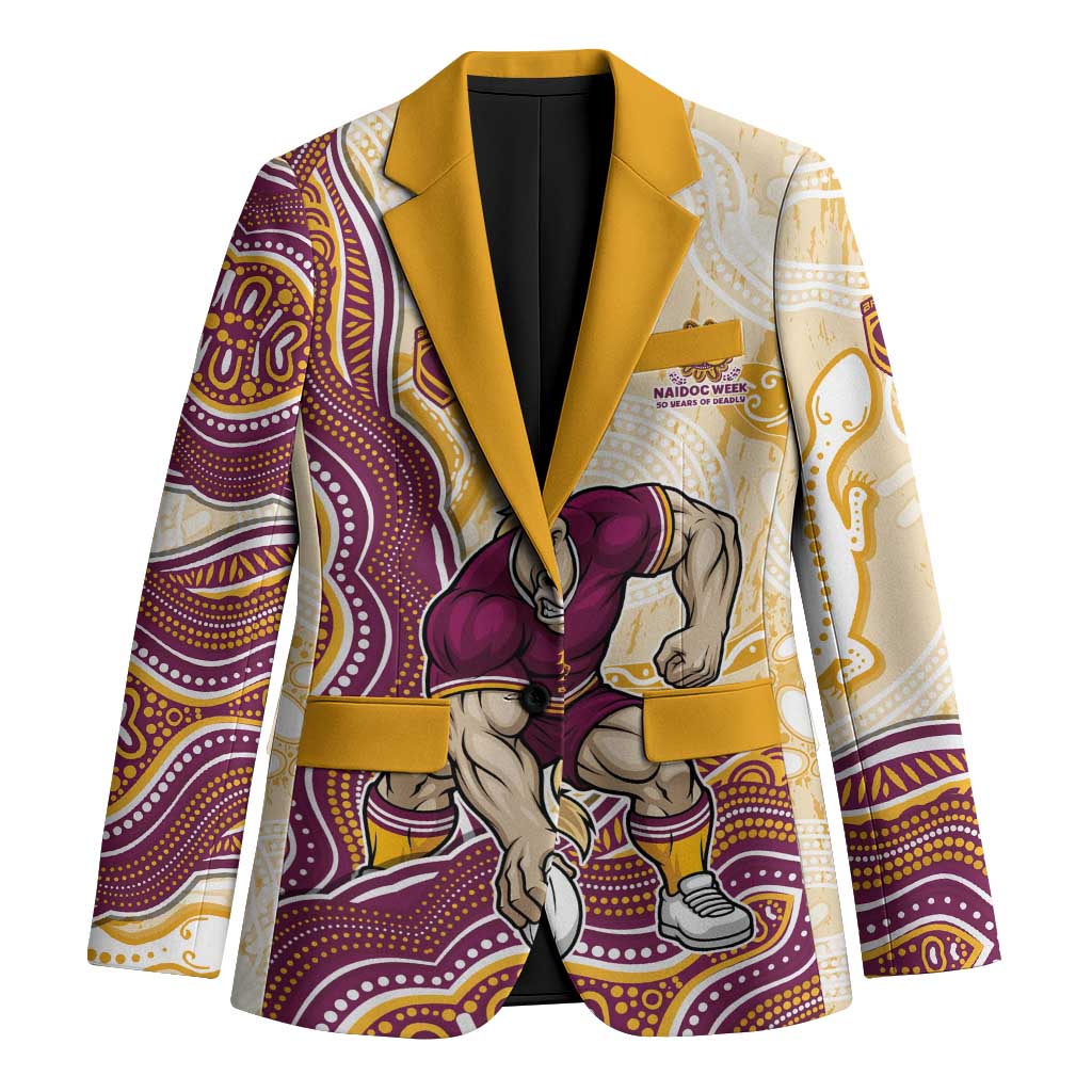 Brisbane Broncos NAIDOC Week 2026 Blazer First Nations of Australia Aboriginal Mascot Rugby