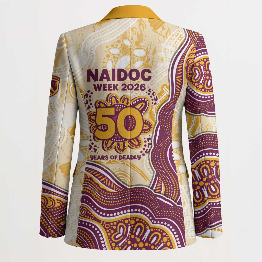 Brisbane Broncos NAIDOC Week 2026 Blazer First Nations of Australia Aboriginal Mascot Rugby