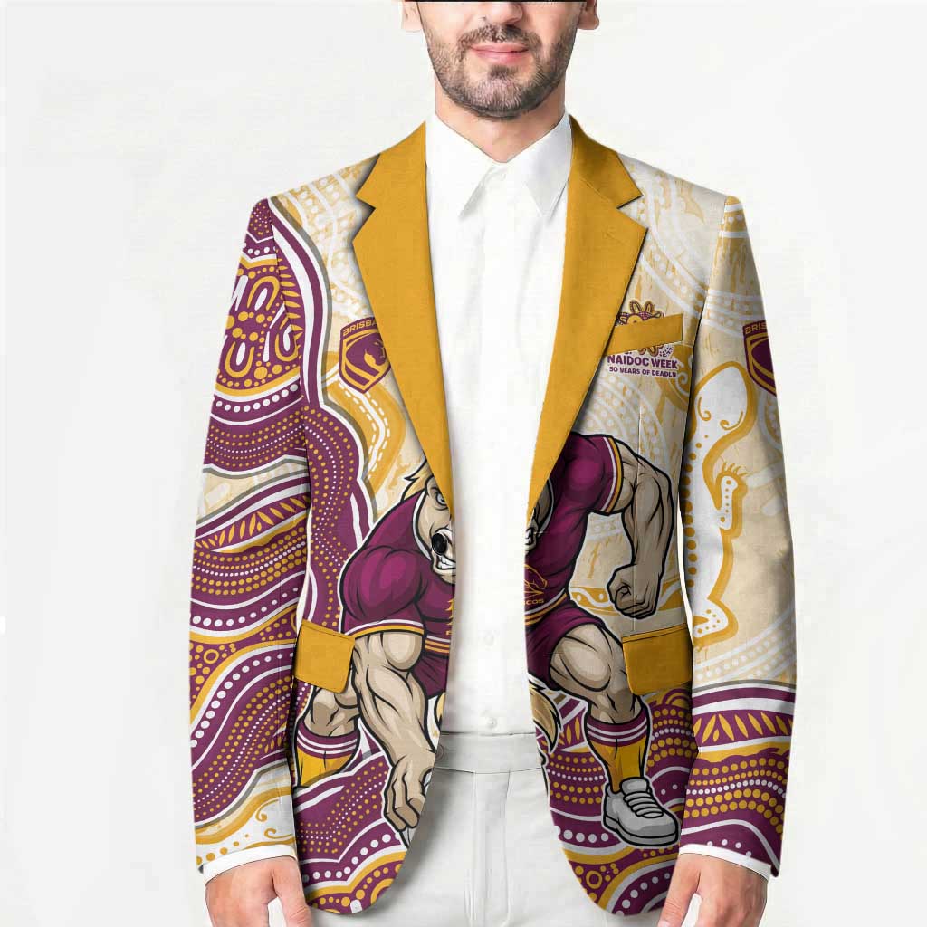 Brisbane Broncos NAIDOC Week 2026 Blazer First Nations of Australia Aboriginal Mascot Rugby