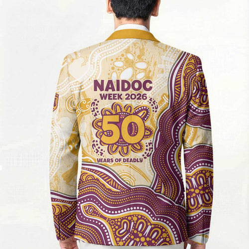 Brisbane Broncos NAIDOC Week 2026 Blazer First Nations of Australia Aboriginal Mascot Rugby
