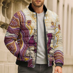 Brisbane Broncos NAIDOC Week 2026 Bomber Puffer Jacket First Nations of Australia Aboriginal Mascot Rugby