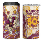 Brisbane Broncos NAIDOC Week 2026 4 in 1 Can Cooler Tumbler First Nations of Australia Aboriginal Mascot Rugby