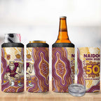 Brisbane Broncos NAIDOC Week 2026 4 in 1 Can Cooler Tumbler First Nations of Australia Aboriginal Mascot Rugby