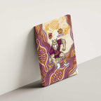 Brisbane Broncos NAIDOC Week 2026 Canvas Wall Art First Nations of Australia Aboriginal Mascot Rugby