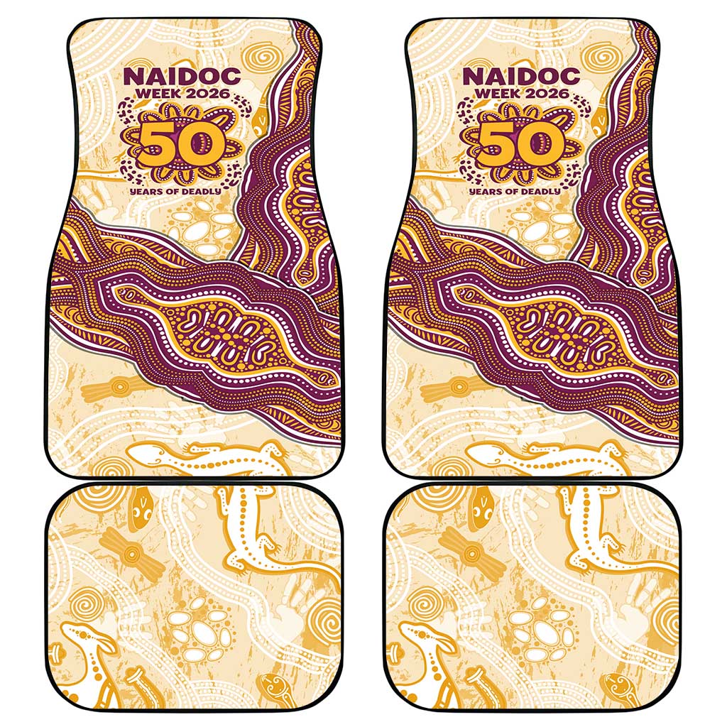 Brisbane Broncos NAIDOC Week 2026 Car Mats First Nations of Australia Aboriginal Mascot Rugby