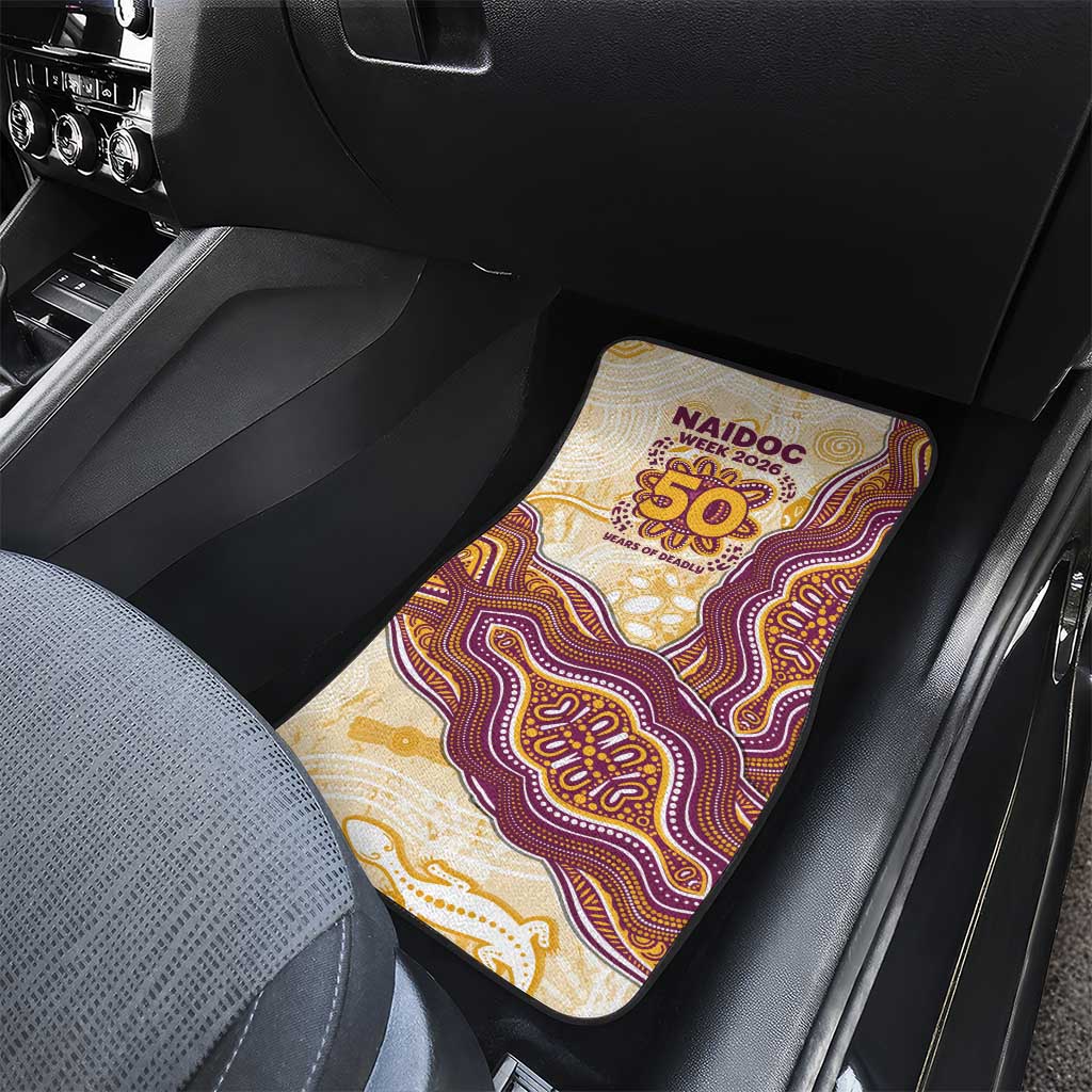 Brisbane Broncos NAIDOC Week 2026 Car Mats First Nations of Australia Aboriginal Mascot Rugby