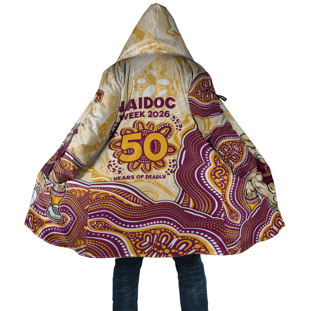 Brisbane Broncos NAIDOC Week 2026 Cloak First Nations of Australia Aboriginal Mascot Rugby