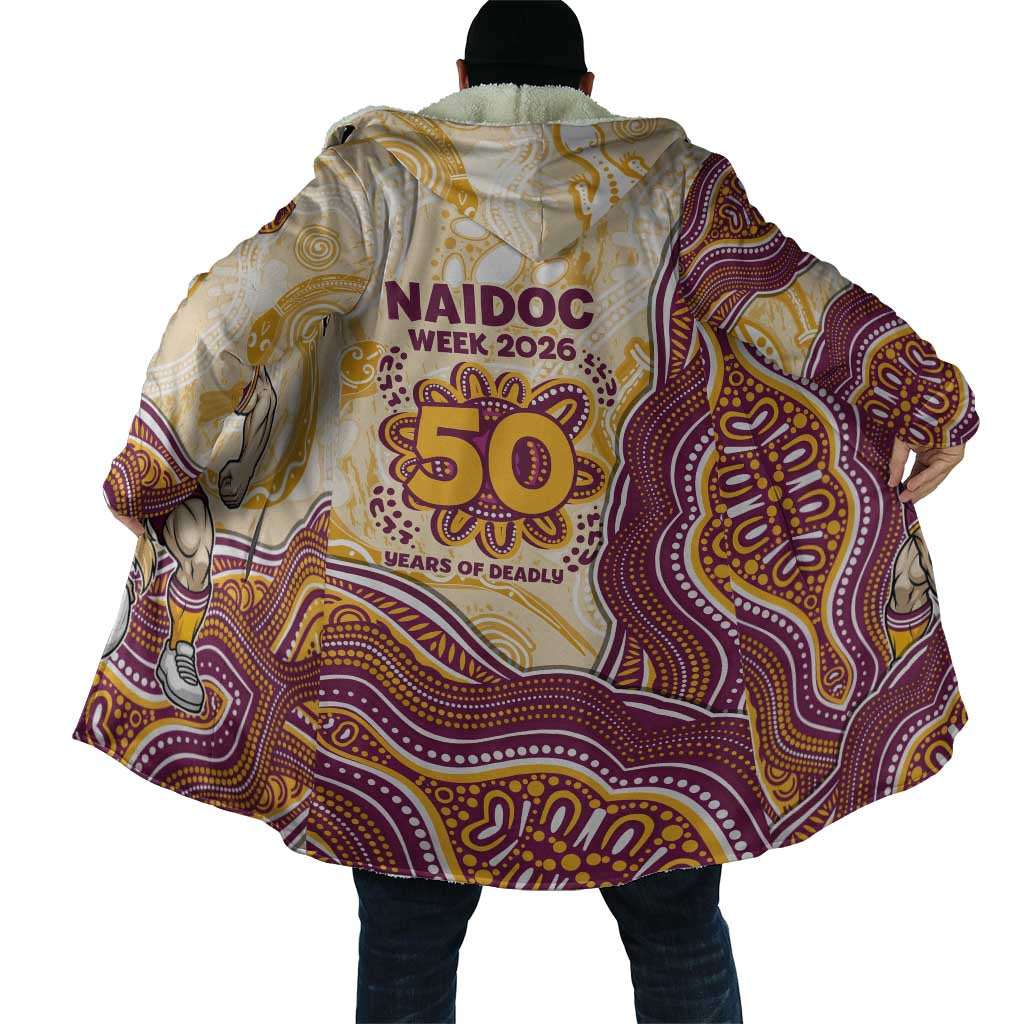 Brisbane Broncos NAIDOC Week 2026 Cloak First Nations of Australia Aboriginal Mascot Rugby