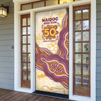 Brisbane Broncos NAIDOC Week 2026 Door Cover First Nations of Australia Aboriginal Mascot Rugby