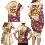 Brisbane Broncos NAIDOC Week 2026 Family Matching Long Sleeve Bodycon Dress and Hawaiian Shirt First Nations of Australia Aboriginal Mascot Rugby