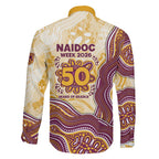 Brisbane Broncos NAIDOC Week 2026 Family Matching Mermaid Dress and Hawaiian Shirt First Nations of Australia Aboriginal Mascot Rugby