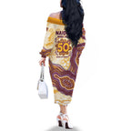 Brisbane Broncos NAIDOC Week 2026 Family Matching Off The Shoulder Long Sleeve Dress and Hawaiian Shirt First Nations of Australia Aboriginal Mascot Rugby