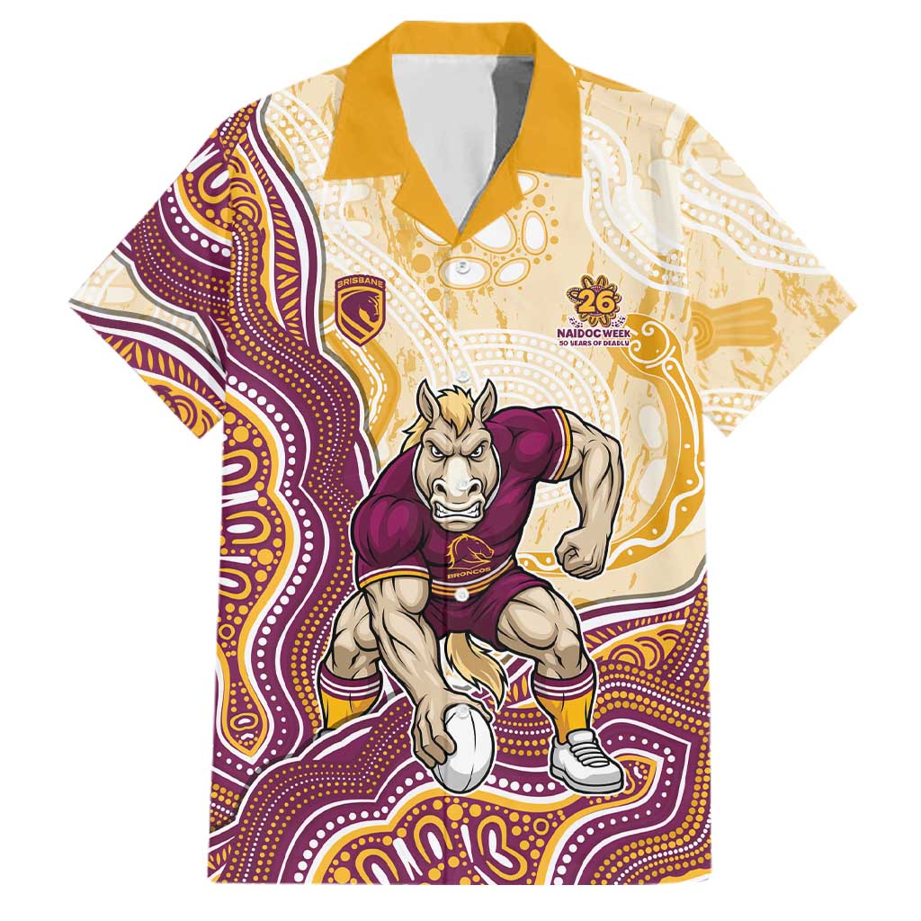 Brisbane Broncos NAIDOC Week 2026 Family Matching Short Sleeve Bodycon Dress and Hawaiian Shirt First Nations of Australia Aboriginal Mascot Rugby