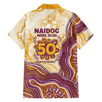 Brisbane Broncos NAIDOC Week 2026 Family Matching Summer Maxi Dress and Hawaiian Shirt First Nations of Australia Aboriginal Mascot Rugby
