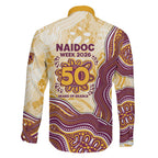 Brisbane Broncos NAIDOC Week 2026 Family Matching Summer Maxi Dress and Hawaiian Shirt First Nations of Australia Aboriginal Mascot Rugby
