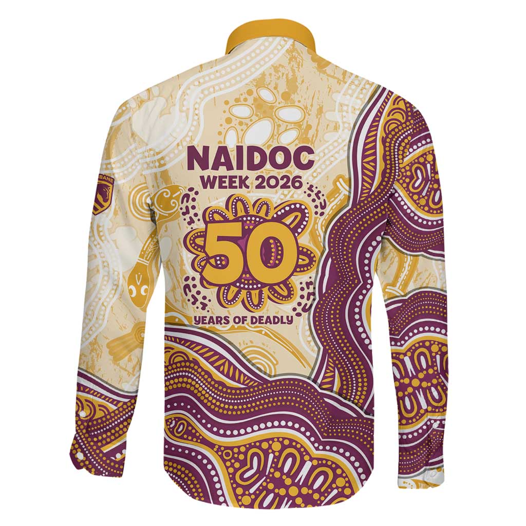 Brisbane Broncos NAIDOC Week 2026 Family Matching Summer Maxi Dress and Hawaiian Shirt First Nations of Australia Aboriginal Mascot Rugby