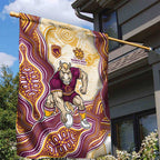 Brisbane Broncos NAIDOC Week 2026 Garden Flag First Nations of Australia Aboriginal Mascot Rugby