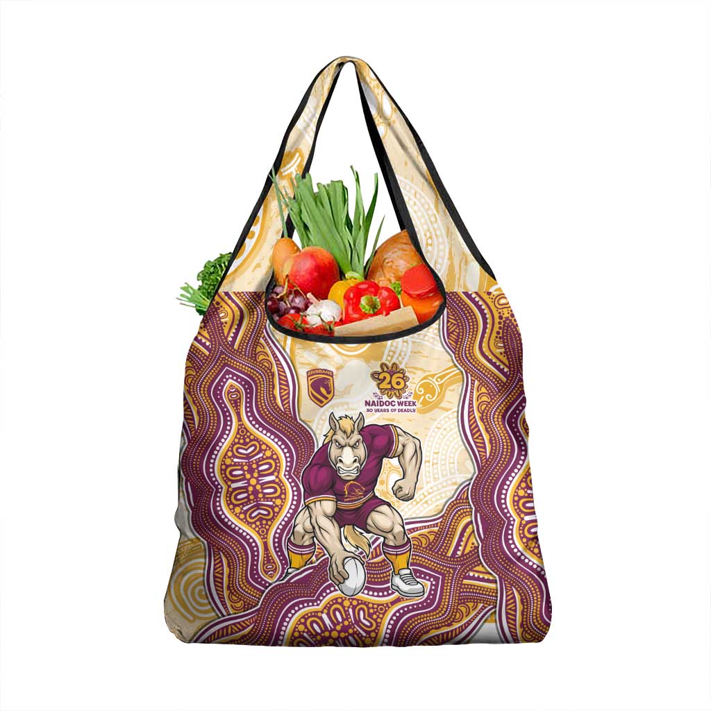 Brisbane Broncos NAIDOC Week 2026 Grocery Bag First Nations of Australia Aboriginal Mascot Rugby