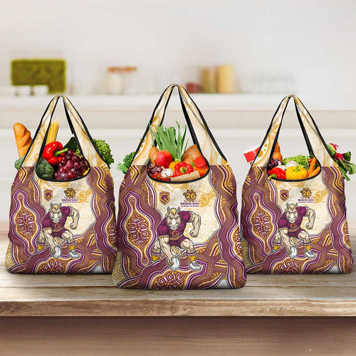 Brisbane Broncos NAIDOC Week 2026 Grocery Bag First Nations of Australia Aboriginal Mascot Rugby