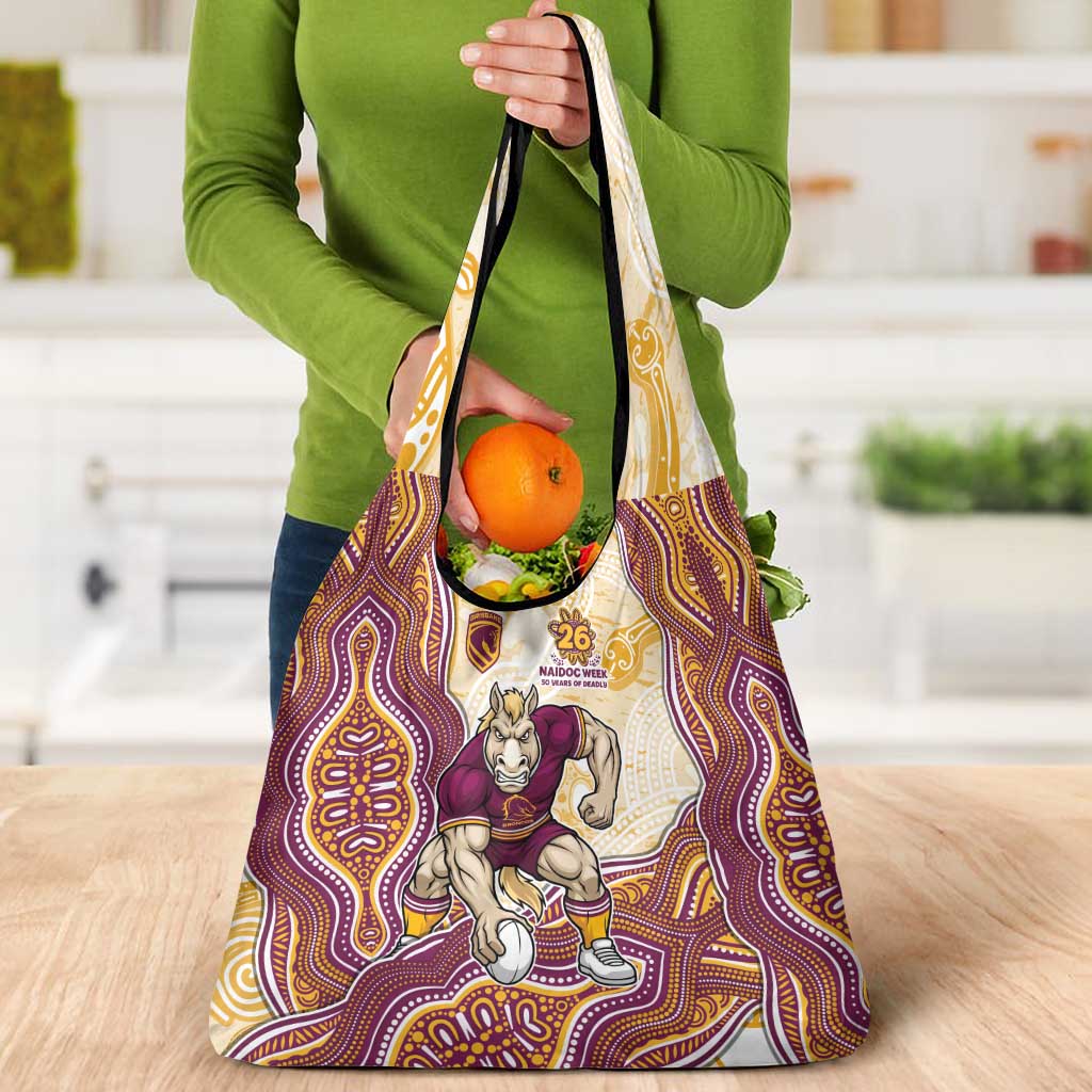 Brisbane Broncos NAIDOC Week 2026 Grocery Bag First Nations of Australia Aboriginal Mascot Rugby