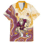 Brisbane Broncos NAIDOC Week 2026 Hawaiian Shirt First Nations of Australia Aboriginal Mascot Rugby