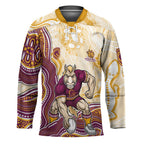 Brisbane Broncos NAIDOC Week 2026 Hockey Jersey First Nations of Australia Aboriginal Mascot Rugby
