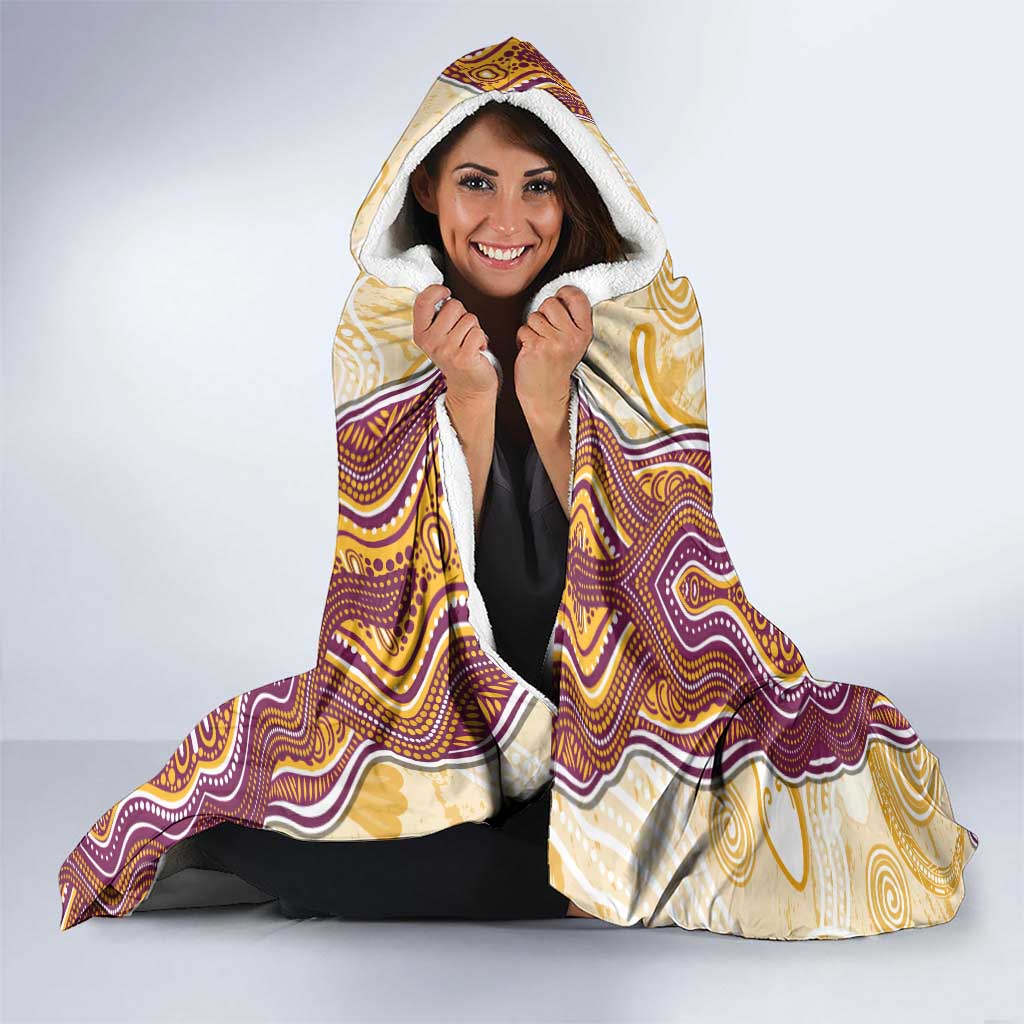 Brisbane Broncos NAIDOC Week 2026 Hooded Blanket First Nations of Australia Aboriginal Mascot Rugby