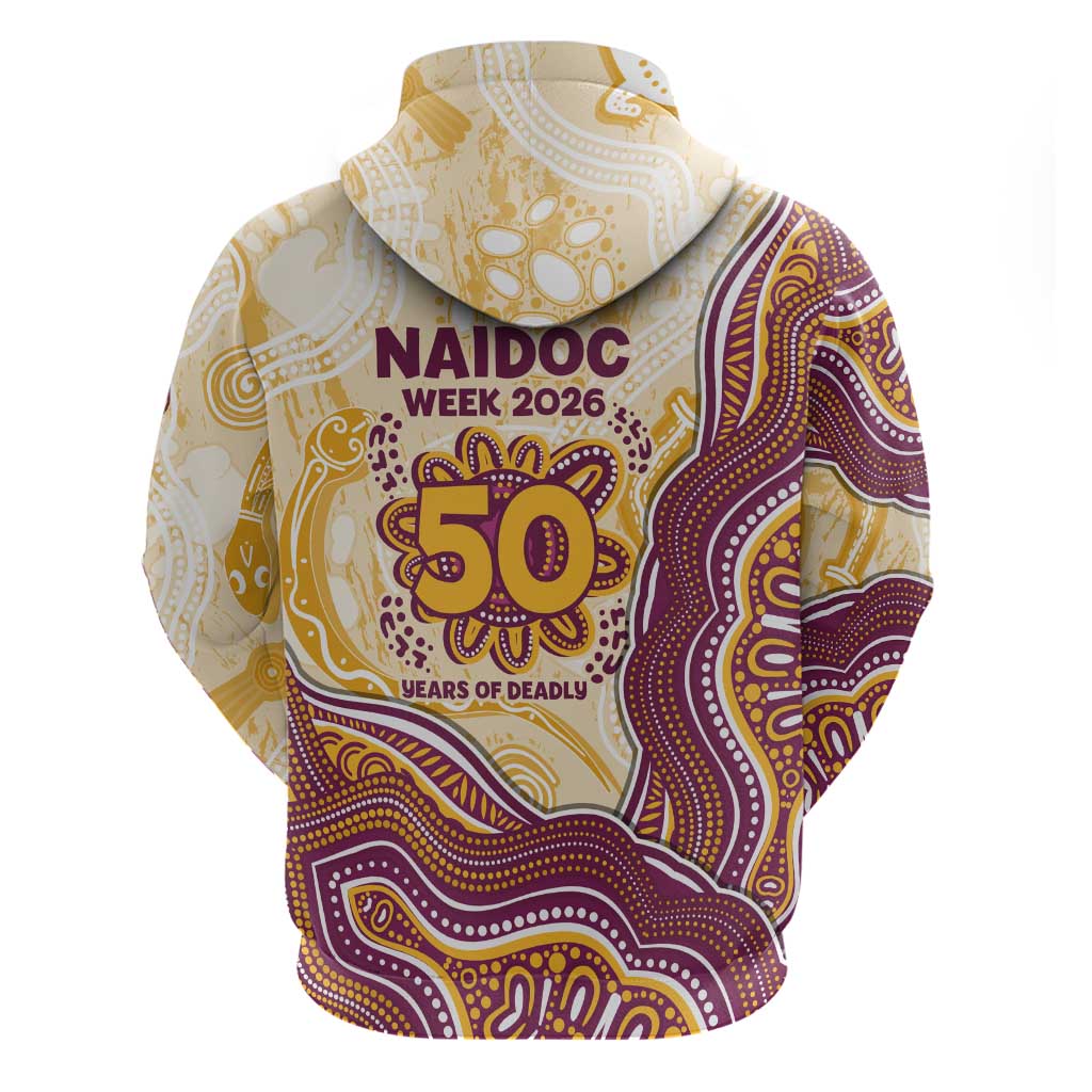 Brisbane Broncos NAIDOC Week 2026 Hoodie First Nations of Australia Aboriginal Mascot Rugby