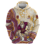 Brisbane Broncos NAIDOC Week 2026 Hoodie First Nations of Australia Aboriginal Mascot Rugby