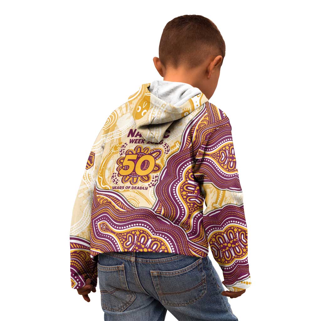 Brisbane Broncos NAIDOC Week 2026 Kid Hoodie First Nations of Australia Aboriginal Mascot Rugby